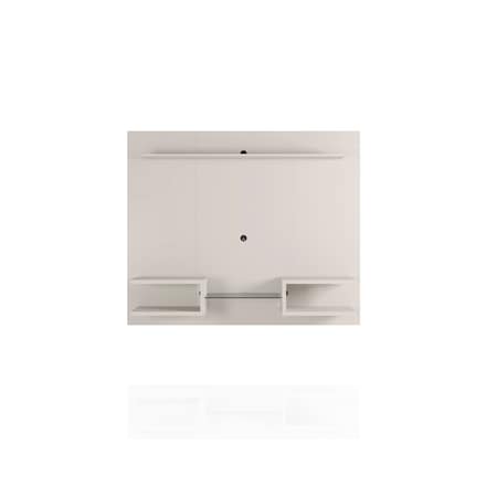 Manhattan Comfort Plaza 64.25 Floating Entertainment Center, Off White 224BMC1